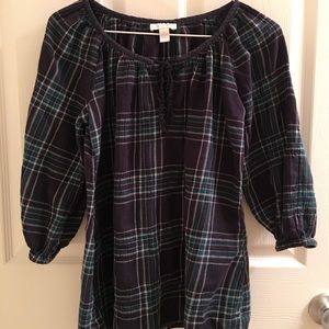Charter Club Plaid Tunic